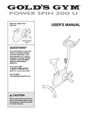 Gold's Gym GGEX1776.0 User Manual