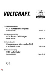 VOLTCRAFT CC-8 Operating Instructions Manual