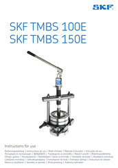 SKF TMBS 150E Instructions For Use Manual
