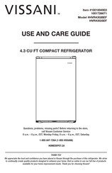 Vissani HVR43GBEF Use And Care Manual