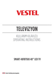 VESTEL 48FB7500 Operating Instructions Manual