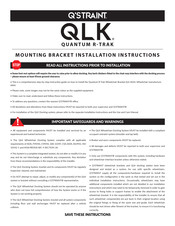 Q'STRAINT QLK QE-9317 Installation Instructions Manual