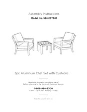 Royal garden SBHCST301 Assembly Instructions Manual
