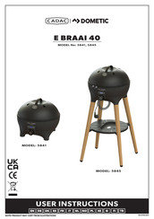 Cadac DOMETIC E BRAAI 40 FS User Instructions