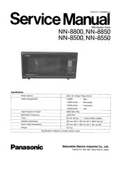 Panasonic NN-8850 Service Manual