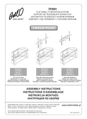 Bell'O TRIPLE PLAY TP4501 Assembly Instructions Manual