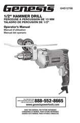 Genesis GHD1275B Operator's Manual