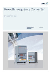 Bosch rexroth EFC 5610 Quick Start Manual