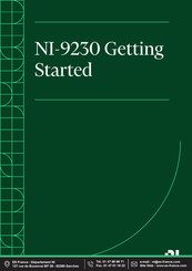 National Instruments 789128-01 Getting Started