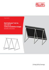 Roth Heliostar 218 S4 Assembly Instructions Manual