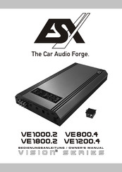 ESX Vision Series Owner's Manual