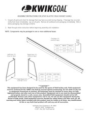 KwikGoal 2F701 Assembly Instructions Manual