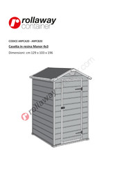 rollaway container Manor 4x3 ARPCA20 Assembly Instructions Manual