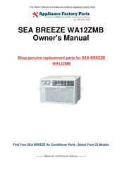 Sea Breeze 420-0078 Assembly, Installation And Operation