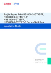 Ruijie RG-NBS3100 Series Installation Manual