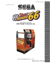 Sega THE KING OF ROUTE 66 Owner's Manual