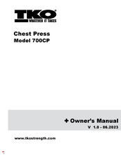 TKO 700CP Owner's Manual
