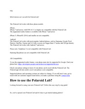 Polaroid Lab Faq