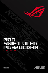 Asus ROG Swift OLED PG32UCDMR User Manual