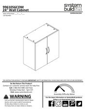 System Build 9961056COM Instruction Booklet