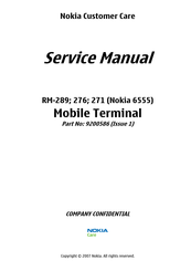 Nokia 6555 Service Manual