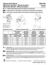 MAT Sanborn VPF1580719 Operator And Parts Manual