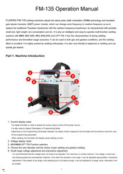 FLARING FM-135 Operation Manual