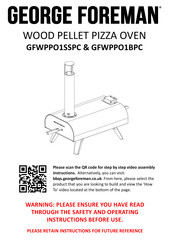 George Foreman GFWPPO1BPC Manual