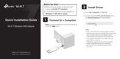 TP-Link TBE3600U Quick Installation Manual