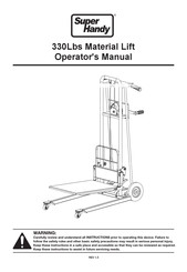 Super Handy GBOS010 Operator's Manual