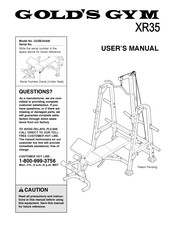 Gold's Gym XR35 User Manual