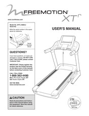 ICON IP FREEMOTION XTr User Manual