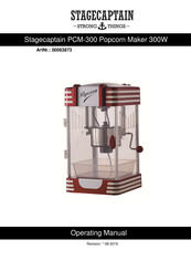 Stagecaptain 00063873 Operating Manual