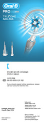 Braun Oral-B PRO TRIZONE 700 Manual