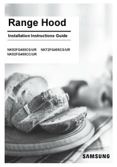 Samsung NK52FG455CS/UR Installation Instruction Manual