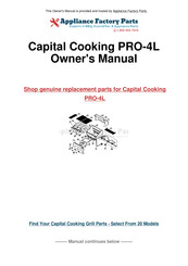 Capital PRO-4L Use And Care Manual