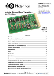 Mclennan PVP134 User Handbook Manual