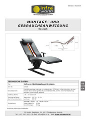Infraworld Grenada Instructions For Assembly And Use