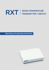 Sentera Controls RXT-G Mounting And Operating Instructions