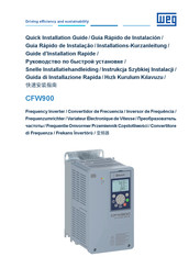 WEG CFW900 Quick Installation Manual