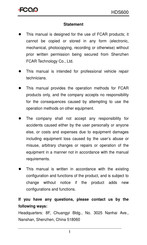Fcar HDS600 Instruction Manual