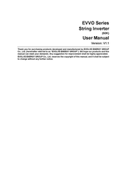 Evolve EVVO Series User Manual