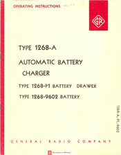 GR 1268-P1 Operating Instructions Manual