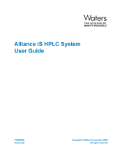 Waters Alliance iS HPLC User Manual