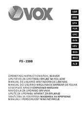 Vox FS238B Operating Instructions Manual