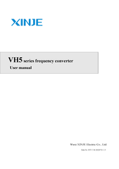 Xinje VH5-42.2G/3.7P-B User Manual