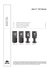 Jøtul F 134 Installation And Operating Instructions Manual