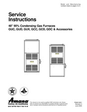 Amana GUC045B30A Service Instructions Manual