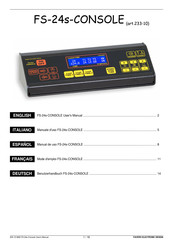 Favero Electronics FS-24s-CONSOLE User Manual