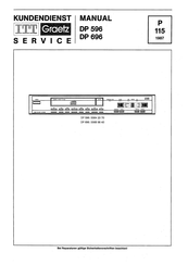 ITT DP 696 Service Manual